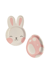 Load image into Gallery viewer, Happy Easter Bunny Plates (Set of 8)