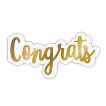 Load image into Gallery viewer, Congrats Shaped Dessert Napkins (Set of 20)