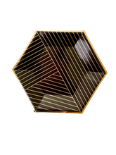 Load image into Gallery viewer, Pinstripe Dessert Plates (Set of 8)