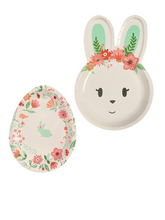 Load image into Gallery viewer, Floral Easter Egg Plates (Set of 8)
