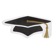 Load image into Gallery viewer, Graduation Cap Shaped Napkins (Set of 20)