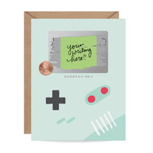 Load image into Gallery viewer, Gamer Scratch-off Greeting Card