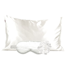 Load image into Gallery viewer, Satin Sleep Set - 3 Piece (Ivory)