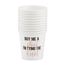 Load image into Gallery viewer, Tying The Knot Shot Cups (Set of 10)