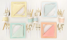 Load image into Gallery viewer, "We Heart Pastels" Pastel Dinner Napkins (Set of 16)