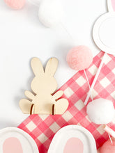 Load image into Gallery viewer, Wooden Easter Bunny Place Cards (Set of 2) - Personalize It!