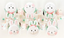 Load image into Gallery viewer, Pink & Green Mini Pom Pom Garland