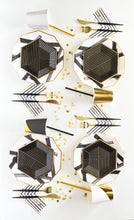 Load image into Gallery viewer, Pinstripe Dessert Plates (Set of 8)