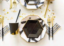 Load image into Gallery viewer, Pinstripe Dessert Plates (Set of 8)