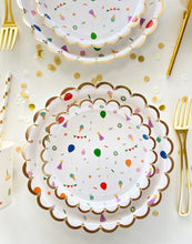 Load image into Gallery viewer, Birthday Icons Dessert Plates (Set of 8)