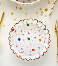 Load image into Gallery viewer, Birthday Icons Dessert Plates (Set of 8)