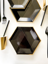 Load image into Gallery viewer, Pinstripe Dinner Plates (Set of 8)