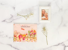 Load image into Gallery viewer, Peony, Rose & Hydrangea Flower-gram Greeting Card