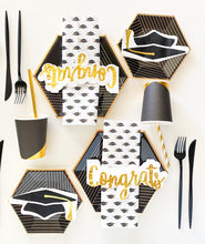 Load image into Gallery viewer, Congrats Shaped Dessert Napkins (Set of 20)