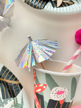 Load image into Gallery viewer, Iridescent Umbrella Toppers (Set of 12)