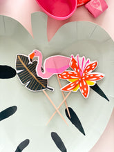 Load image into Gallery viewer, Tropical Cupcake Toppers (Set of 15)