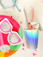 Load image into Gallery viewer, Iridescent Umbrella Toppers (Set of 12)