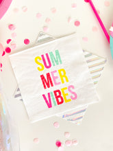 Load image into Gallery viewer, Summer Vibes Dessert Napkins (Set of 20)