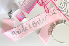 Load image into Gallery viewer, Brides Babes Iridescent Satin Sashes (Set of 7)