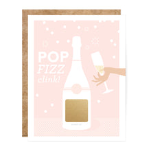 Load image into Gallery viewer, Pop Fizz Clink Scratch-off Greeting Card