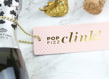 Load image into Gallery viewer, Pop Fizz Clink! Gift Tags (Set of 2)