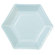 Load image into Gallery viewer, "We Heart Pastels" Hexagonal Dessert Plates (Set of 12)