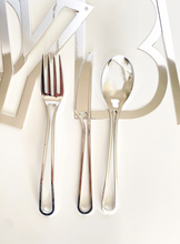 Load image into Gallery viewer, Cutout Cutlery Set - Silver (Set of 24)