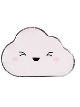 Load image into Gallery viewer, Happy Cloud Shaped Dinner Plates (Set of 8)