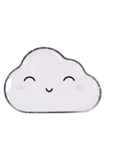 Load image into Gallery viewer, Happy Cloud Shaped Dinner Plates (Set of 8)