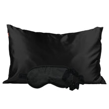 Load image into Gallery viewer, Satin Sleep Set - 3 Piece (Black)