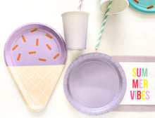 Load image into Gallery viewer, Ice Cream Dessert Plates (Set of 8)
