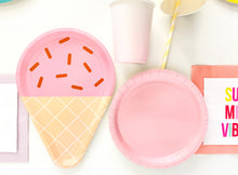 Load image into Gallery viewer, Ice Cream Dessert Plates (Set of 8)