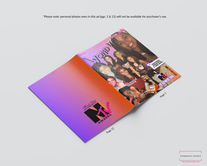 Y2K Millennial 2000s Birthday Party Magazine Template, Canva Magazine Template, DIY Template, Birthday Brochure, Custom Magazine