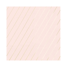 Load image into Gallery viewer, Blush &amp; Gold Striped Dinner Napkins (Set of 20)

