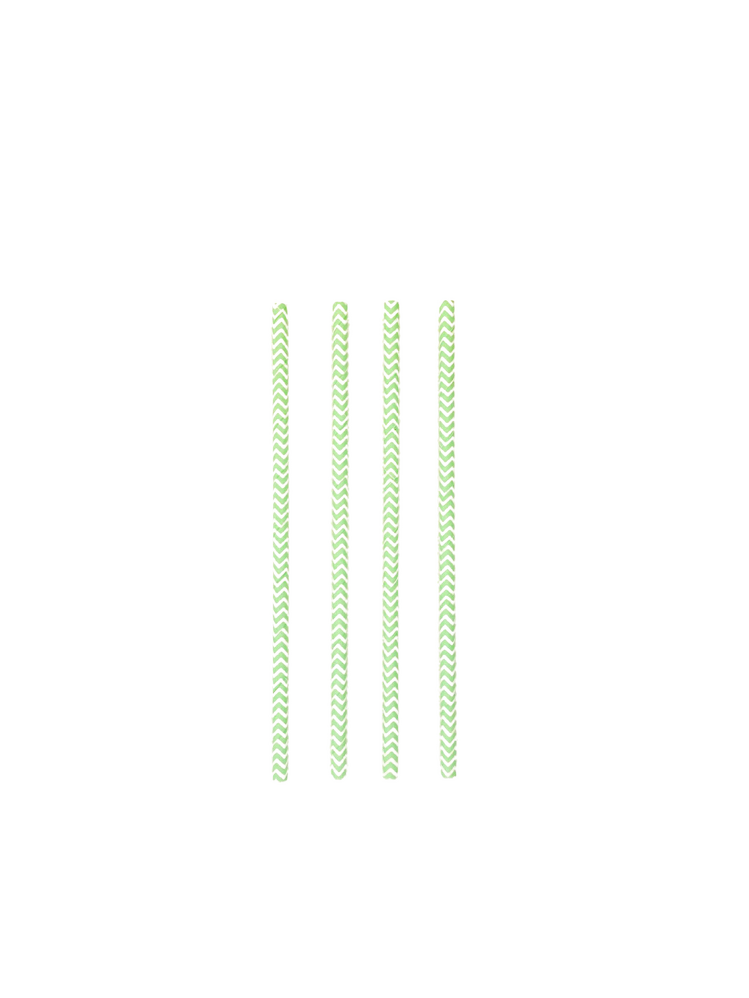 Mint Green Chevron Straws (Set of 10)