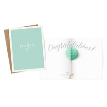 Load image into Gallery viewer, Happy Couple Pop-up Wedding Engagement Card
