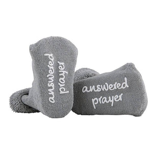 Answered Prayer Baby Socks