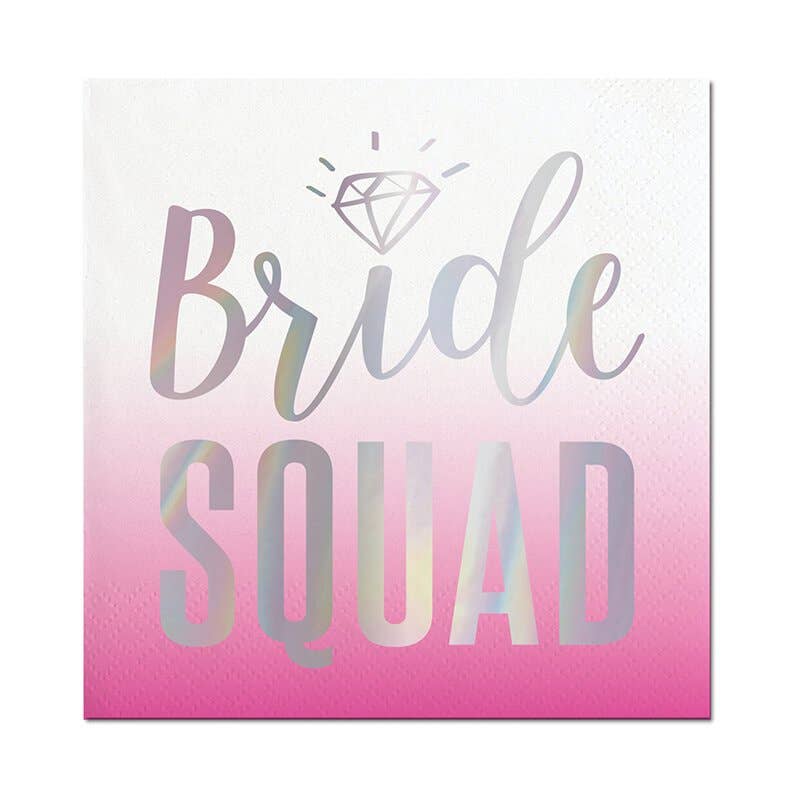 Bride Squad Dessert Napkin (Set of 20)