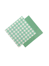 Load image into Gallery viewer, Gingham Checkered Napkins (Set of 20)
