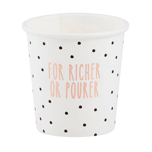 For Richer or Pourer Paper Shot Cups (Set of 10)