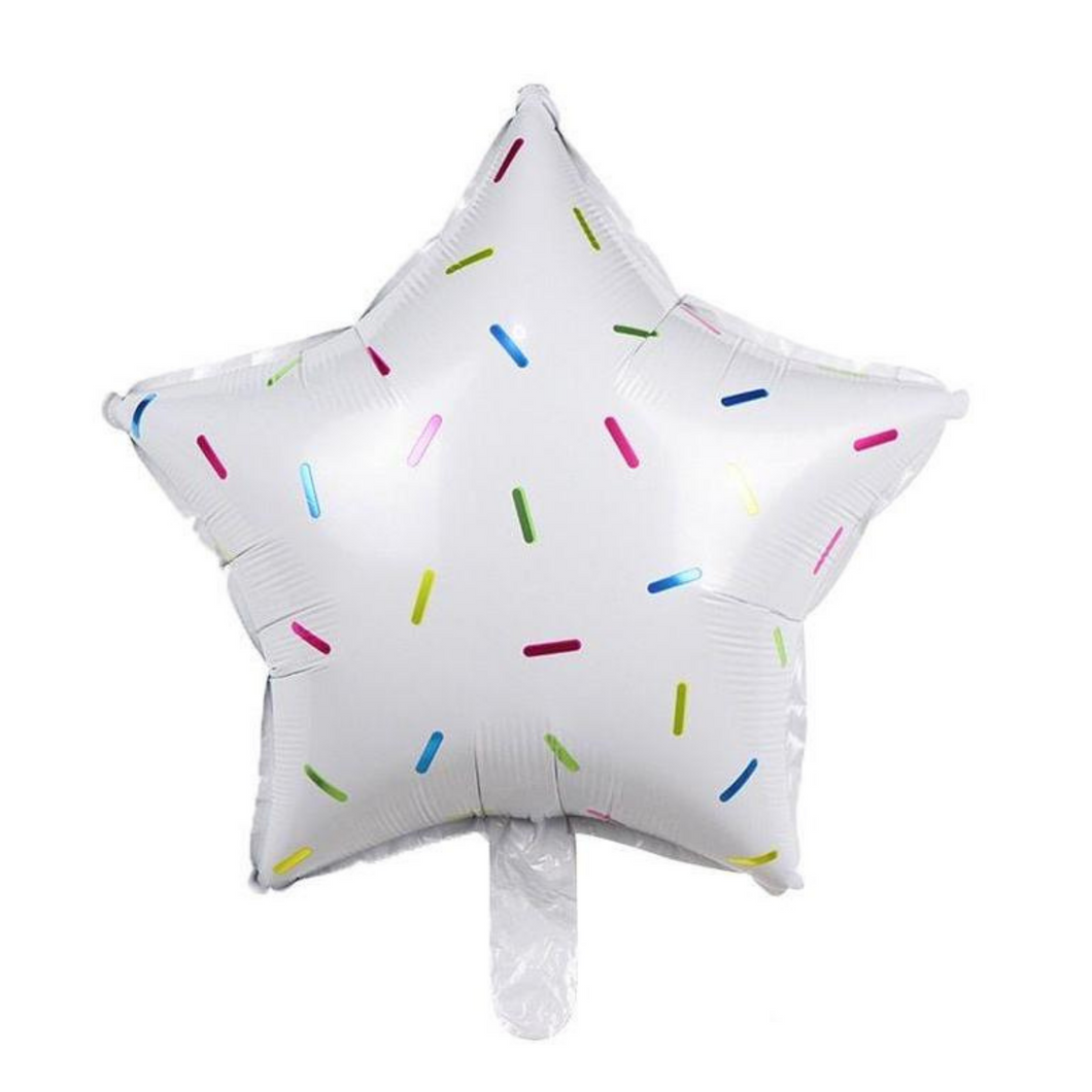 Star & Sprinkles Foil Balloon