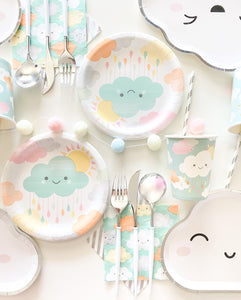 Baby Cloud Dessert Plates (Set of 8)