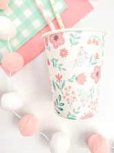 Load image into Gallery viewer, Flower Garden Cups (Set of 8)
