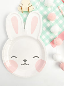 Happy Easter Bunny Plates (Set of 8)