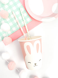 Happy Easter Bunny Cups (Set of 8)