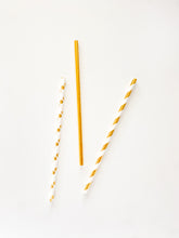 Load image into Gallery viewer, Metallic Gold Straw Mix (Set of 10)
