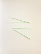 Load image into Gallery viewer, Mint Green Chevron Straws (Set of 10)

