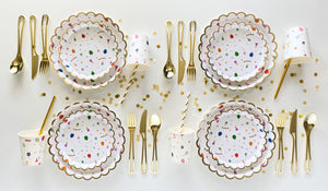 Birthday Icons Dinner Plates (Set of 8)