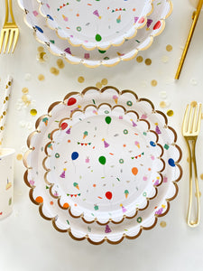 Birthday Icons Dinner Plates (Set of 8)