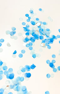 Confetti Mix - Blue & Silver